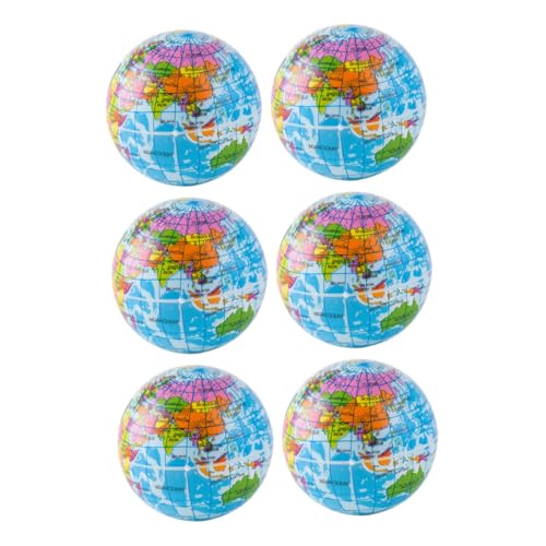 UPKOCH 6St Dekompressionsball Stressbälle Hüpfbälle Erdstressbälle Stressbälle für Kinder Spielzeug für Kinder kinderspielzeug Going Balls Mini- Kinder-PU-Bälle Spielzeug von UPKOCH