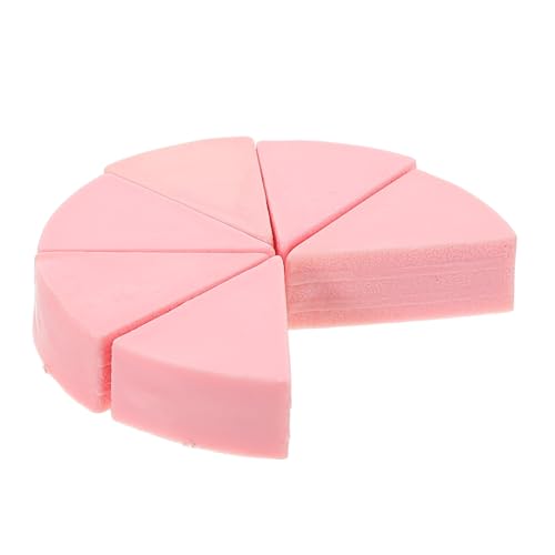 UPKOCH 6St Kuchen Torten Puppenhaus Zubehör Lebensmittel Puppenhaus Accessoires realistischer kuchennachtisch Mini-Puppenhauszubehör Plastik Rosa von UPKOCH