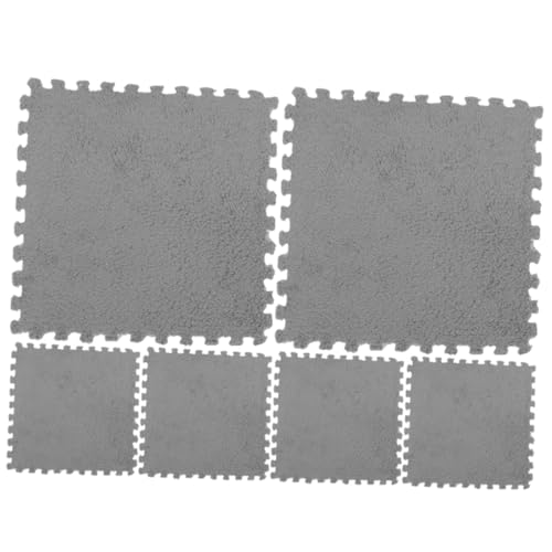 UPKOCH 6St Puzzle-Matte Schaumstoff-Puzzle-Bodenmatte Verriegelung Kinderspiel Puzzlematte turnmatten Gymnastics Matte multifunktionale Bodenfliesen Babyspielmatte für den Boden Eva Grey von UPKOCH