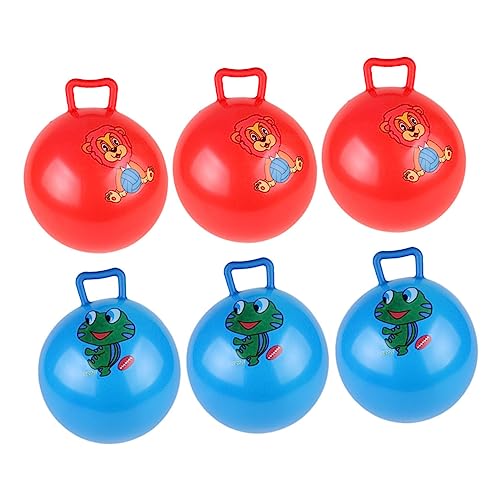 UPKOCH 6St Schläger handhaben hupfball für Activity für Kinderaktivitäten Toys Weltraumspielzeug für Outdoor-Spielgeräte für Bildungsbälle Sprungball PVC von UPKOCH