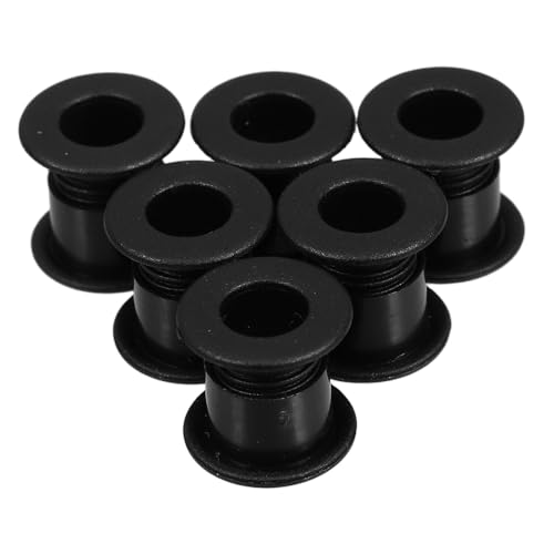 UPKOCH 6St Tischfußballlager Kinderfußball austauschbarer Fußball Mini-Fußball Zubehör für den Fußballtisch Stichwort Fußball Kickertischteile Brettlager für Tischfußball PVC Black von UPKOCH