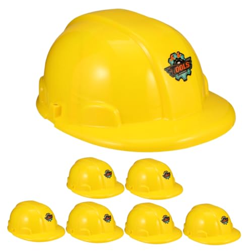 UPKOCH 7 Stück Simulations helm kinderkostüme costume costumes for party Frosch Hut -Geburtstagsmütze Kappe Kleinkind-Kostüm-Kopfbedeckung Bau Partyhut Plastik Yellow von UPKOCH