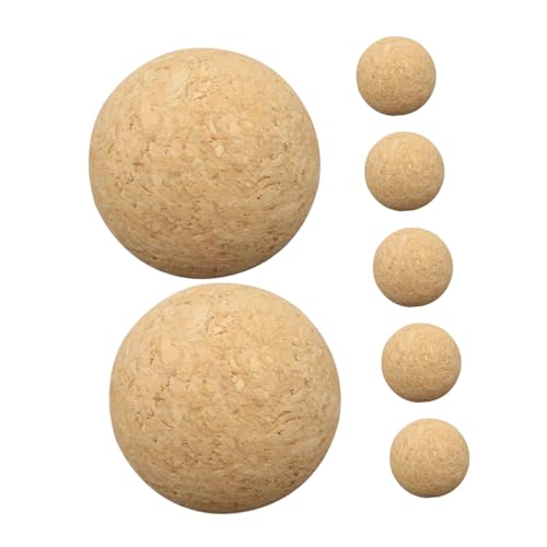 UPKOCH 7St Kicker Zubehör Tisch-Mini-Kicker Ersatzbälle für Tischfußball dekanter korken Dekanter-Kugelstopfen Mini-Tischfußball Zubehör für Tischfußball Tischfussball Holz Beige von UPKOCH