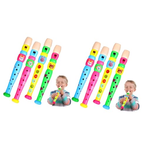 UPKOCH 8 STK Kindermusikinstrument Kunststoff Musikspielzeug Für Babys Kinder Spielset Flöteninstrument Für Schüler Kleinkinderinstrumente Piccoloflöte Spielzeug Lernspielzeug Plastik von UPKOCH