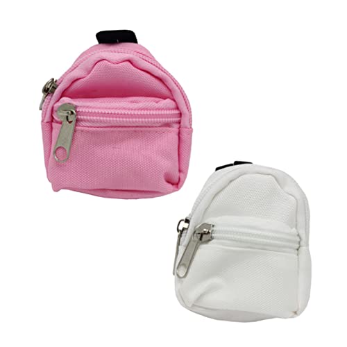 UPKOCH 8 STK Simulation Schultasche Mädchenrucksack Rucksäcke Für Mädchen Mini-puppenrucksäcke Mädchen Geldbörsen Mini-puppentasche Dekorativer Puppenrucksack Mini-rucksäcke Stoff von UPKOCH