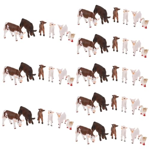 UPKOCH 8 Sätze Tiermodell Desktop-Tierverzierung Kinder spielset bauernhoftiere Farm Animals Spielzeuge Kinderspielzeug tierische Desktop-Dekoration zarte Tierfigur Geflügel Dekorationen von UPKOCH