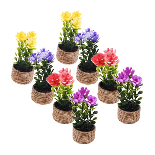 UPKOCH 8 Stück Miniatur Pflanzenornamente Grüne Heimdekoration Feen Pflanzgefäß Blumentöpfe Puppenhauspflanze Bonsai Miniatur Topfblumenmodell Blumen Puppenhaus UPKOCH 8 Stück Miniatur Pflanzenornamente Grüne Heimdekoration Feen Pflanzgefäß Blumentöpfe Puppenhauspflanze Bonsai Miniatur Topfblumenmodell Blumen Puppenhaus von UPKOCH