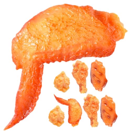 UPKOCH 8 Stück Realistische Teiliges PVC Fake Food mit Hähnchenschenkeln und Flügeln Flexible Simulation Sichere Dekoration für Küche Restaurant Fotografie Lehrzwecke und Auslagen UPKOCH 8 Stück Realistische Teiliges PVC Fake Food mit Hähnchenschenkeln und Flügeln Flexible Simulation Sichere Dekoration für Küche Restaurant Fotografie Lehrzwecke und Auslagen von UPKOCH