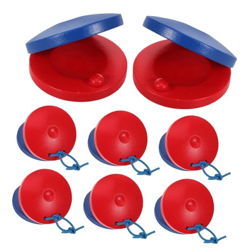 UPKOCH 8 Stück Teiliges Holz Kastagnetten Musikspielzeug Klarer Finger Rhythmus Instrument für Vorschule Familieninteraktion Frühkindliche Musikausbildung UPKOCH 8 Stück Teiliges Holz Kastagnetten Musikspielzeug Klarer Finger Rhythmus Instrument für Vorschule Familieninteraktion Frühkindliche Musikausbildung von UPKOCH