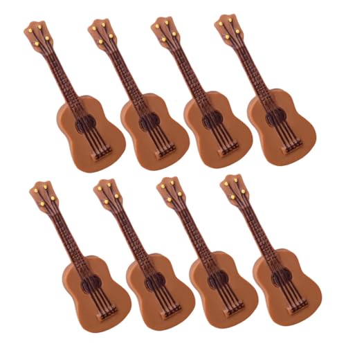 UPKOCH 8 Stück Teiliges Mini Gitarren Modell aus Langlebigem Resin Realistische Klassische Musikinstrumente Kreative Puppenhaus Dekoration Vielseitig für Sammeln und DIY Glatte UPKOCH 8 Stück Teiliges Mini Gitarren Modell aus Langlebigem Resin Realistische Klassische Musikinstrumente Kreative Puppenhaus Dekoration Vielseitig für Sammeln und DIY Glatte von UPKOCH