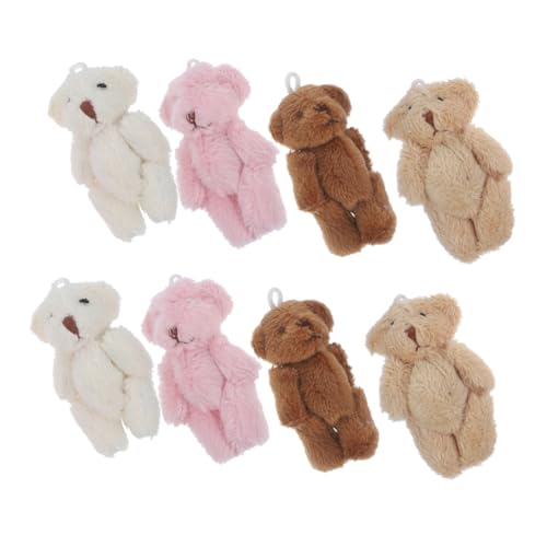 UPKOCH 8 Stück Teiliges Mini Plüschbären Flauschig und Kuscheltiere Schlüsselanhänger DIY Dekoration für Babypartys Partyornamente und Geschenkaccessoires UPKOCH 8 Stück Teiliges Mini Plüschbären Flauschig und Kuscheltiere Schlüsselanhänger DIY Dekoration für Babypartys Partyornamente und Geschenkaccessoires von UPKOCH
