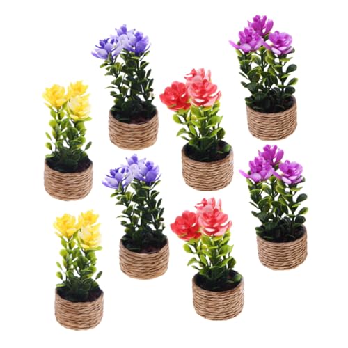 UPKOCH 8 Stück Teiliges Miniatur Pflanzen- Realistische Miniatur-sukkulenten Kleine Kunstpflanzen für Puppenhaus Mini Deko für DIY Basteln für Mikro-Landschaft und Enge Räume UPKOCH 8 Stück Teiliges Miniatur Pflanzen- Realistische Miniatur-sukkulenten Kleine Kunstpflanzen für Puppenhaus Mini Deko für DIY Basteln für Mikro-Landschaft und Enge Räume von UPKOCH