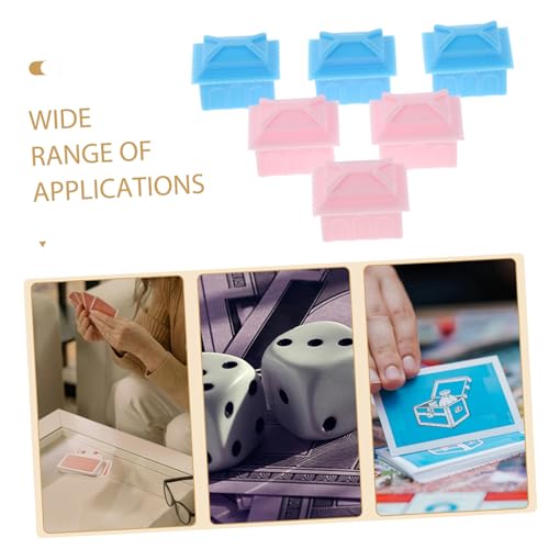 UPKOCH 80 Stück Teiliges Ersatzspielzeug Haus Hotelstücke aus Kunststoff Passgenaue Ersatzteile für Brettspiele Bunte Spielfiguren für Gesellige Spielrunden und Familienunterhaltung UPKOCH 80 Stück Teiliges Ersatzspielzeug Haus Hotelstücke aus Kunststoff Passgenaue Ersatzteile für Brettspiele Bunte Spielfiguren für Gesellige Spielrunden und Familienunterhaltung von UPKOCH