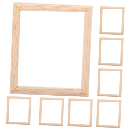 UPKOCH 9 Stück Maßstab DIY Puppenhaus Möbel Dekoration Natürliche Holzrahmen Nachhaltig Leicht und Kompakt für Bastelprojekte UPKOCH 9 Stück Maßstab DIY Puppenhaus Möbel Dekoration Natürliche Holzrahmen Nachhaltig Leicht und Kompakt für Bastelprojekte von UPKOCH