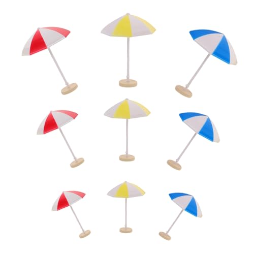 UPKOCH 9 Stück Teiliges Miniatur-strandschirm Kunststoff Dekorative Puppenhaus-mikrolandschaft mit Roten Gelben und Blauen Mini-sonnenschirmen in DREI für Garten- Strand Bastelprojekte UPKOCH 9 Stück Teiliges Miniatur-strandschirm Kunststoff Dekorative Puppenhaus-mikrolandschaft mit Roten Gelben und Blauen Mini-sonnenschirmen in DREI für Garten- Strand Bastelprojekte von UPKOCH