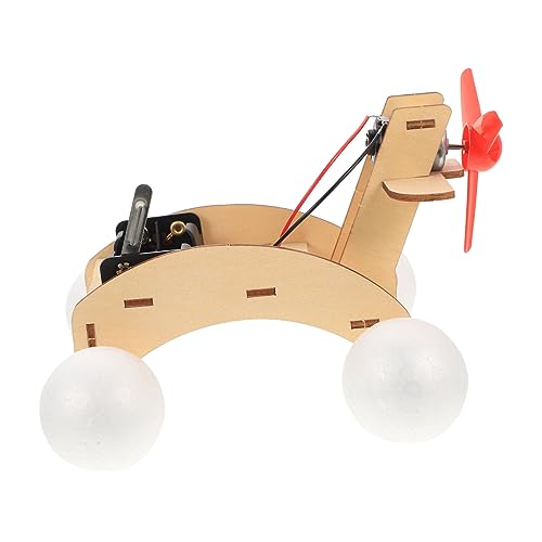 UPKOCH Amphibienfahrzeug experimente Experiment Educational Toys bastelzeug für spielzeugwagen amphibisch Wind Drohne Holzfahrzeug Handwerk Bildungsspielzeug hölzern von UPKOCH