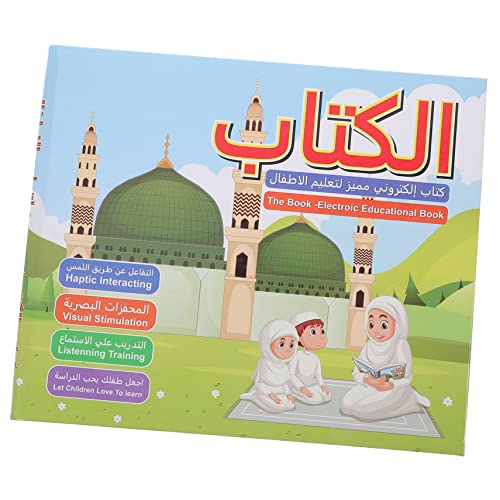 UPKOCH Arabisch Lernen Arabische Bücher Für Kinder Kinderbücher Mit Arabischen Wörtern Buch Für Kleinkinder Im Alter Von 2–4 Jahren Sensorisches Spielzeug Lernbücher Für 2-jährige Plastik von UPKOCH