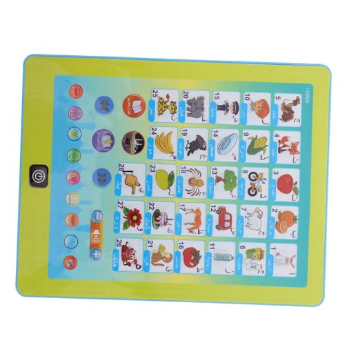 UPKOCH Arabisch Lernmaschine Tablet Für Mädchen Kinder Tablet Kleinkind Tablet Kinder Tablet Kinder Tablet Sprachlern Tablet Elektronisches Lernspielzeug Arabisch Lern Tablet von UPKOCH