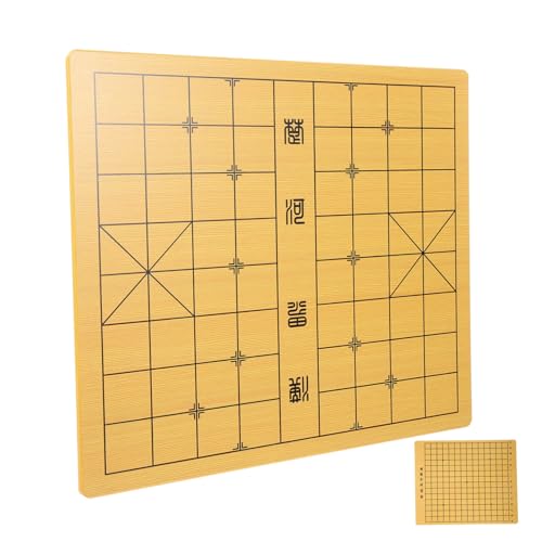 UPKOCH Backgammon-Schachbrett Quadratisches Schachbrett Einfaches Schachspielbrett Chinesisches Schachbrett Spielzubehör Traditionelles Spielschachzubehör Gobang-Schachbrett Hölzern von UPKOCH