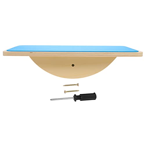 UPKOCH Balanceboard Für Kleinkind Sensorisch Wippe Balancieren Kleinkind Wippe Kinderwippe Schwebebalken Wippende Ausgleichsplatte Schaukelwippe Blue Holz von UPKOCH