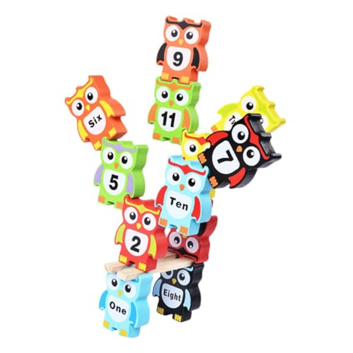 UPKOCH Buntes Holzbaustein Lernspielzeug Stapelbares Eulen Design Fördert Soziale Fähigkeiten und Eltern Junge Mädchen Beziehung UPKOCH Buntes Holzbaustein Lernspielzeug Stapelbares Eulen Design Fördert Soziale Fähigkeiten und Eltern Junge Mädchen Beziehung von UPKOCH