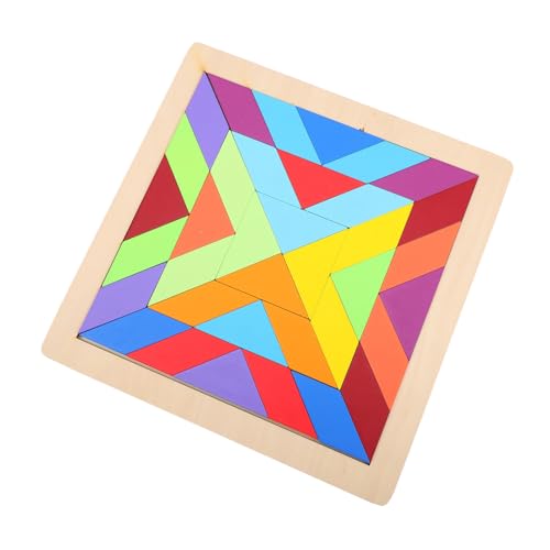 UPKOCH Buntes Holzpuzzle mit Geometrischen Bausteinen für Ab Jahren Fördert Kognitive Entwicklung Räumliches Denken und Kreativität Pädagogisches Lernspielzeug zur Geistigen UPKOCH Buntes Holzpuzzle mit Geometrischen Bausteinen für Ab Jahren Fördert Kognitive Entwicklung Räumliches Denken und Kreativität Pädagogisches Lernspielzeug zur Geistigen von UPKOCH