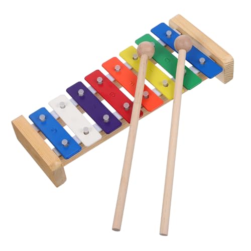 UPKOCH Buntes Xylophon Instrument Für 8 Ton Xylophon Mit Mallets Und Box Musikinstrument Für Kleinkinder Fördert Musikalische Frühbildung Und Kreativität Für von UPKOCH