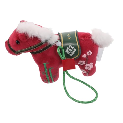 UPKOCH Chinesisches Pferdeplüsch-Maskottchen mit Glückssymbol Kleines Leichtes Anhänger Auto Tasche Frühlingsfest Dekoration Erfolgspferd für Jahr UPKOCH Chinesisches Pferdeplüsch-Maskottchen mit Glückssymbol Kleines Leichtes Anhänger Auto Tasche Frühlingsfest Dekoration Erfolgspferd für Jahr von UPKOCH