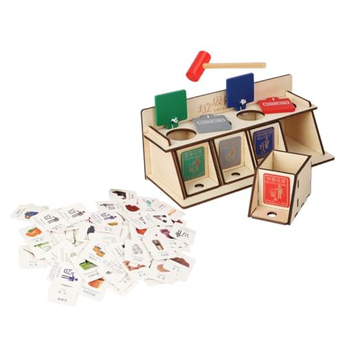 UPKOCH DIY Pädagogisches Müllsortierspiel Holzspielzeug für Fördert Umweltbewusstsein Handwerklich Leicht Zusammenbaubar Kreativ und Langlebig Montessori Lernspielzeug für Mädchen und UPKOCH DIY Pädagogisches Müllsortierspiel Holzspielzeug für Fördert Umweltbewusstsein Handwerklich Leicht Zusammenbaubar Kreativ und Langlebig Montessori Lernspielzeug für Mädchen und von UPKOCH