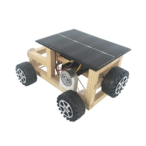 UPKOCH DIY Solarauto solar Auto technolyze Wissenschaftliches Spielzeug Physik experimente DIY Spielzeug Montageauto Spielzeug rc Auto selber Bauen Solarauto Spielzeug Solarauto aus Holz von UPKOCH