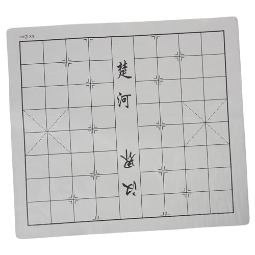 UPKOCH Doppelseitiger Schachbrettstoff Kinder schachspiel schachkassette Chess up Board hochwertiges Schachbrett Schachspielbrett Reise Schachbrett Schach Zubehör Spielzubehör Pu von UPKOCH