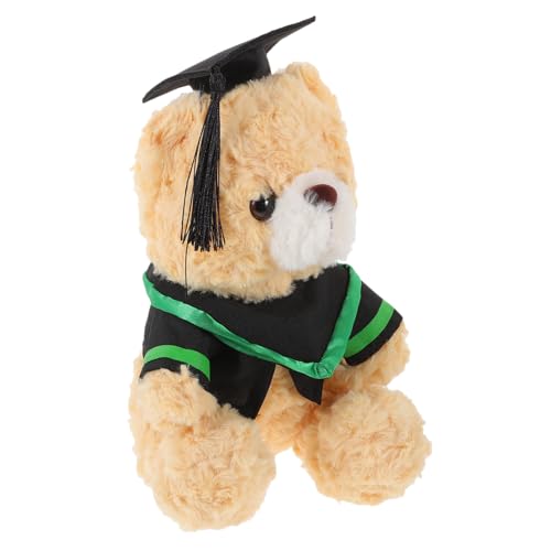 UPKOCH Dr Bear Puppe Babypuppe Tiere Das Tier Gedenkgeschenke Abschlussgeschenk Abschluss Plüschbär Abschlussbär Puppe Plüsch Abschlussbär Partyzubehör Pp Baumwolle von UPKOCH