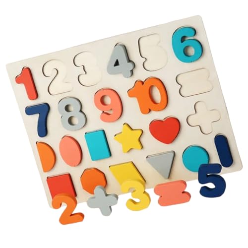 UPKOCH Dreidimensionales Puzzle Würfel-rätsel Lernspielzeug Mathe-lernrätsel Gehirnspielzeug Kinder Lernen Spielzeug Blockperlen Schnüren Schnürungsperle Aus Holz Colorful Hölzern von UPKOCH