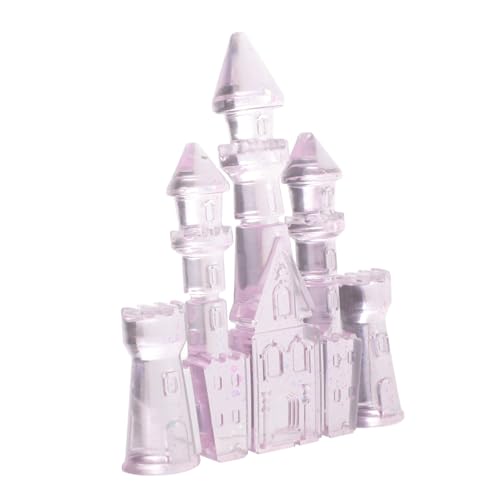 UPKOCH Prinzessin Spielzeug für Mädchen Kuchen Topper Bunte Kunststoff Schloss Modell Prinzessin Kuchen Fantasievolles Spielspielzeug von UPKOCH