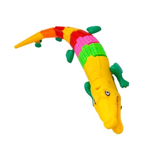 UPKOCH Elektrisches Leuchtendes Krokodil mit Musik Elektrisches Tier für Selbstkletterndes Kunststoffspielzeug Motorik und Eltern Junge Mädchen Interaktion UPKOCH Elektrisches Leuchtendes Krokodil mit Musik Elektrisches Tier für Selbstkletterndes Kunststoffspielzeug Motorik und Eltern Junge Mädchen Interaktion von UPKOCH