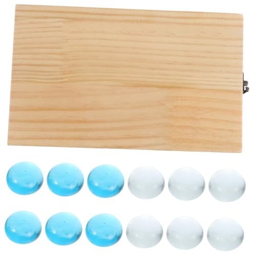 UPKOCH Faltbares Mancala Brettspiel aus Holz mit Bunten Glassteinen Edukatives Strategiespiel für Erwachsene Familienspiel zur des Denkvermögens Zufällige Farbe Zufällige Farbe UPKOCH Faltbares Mancala Brettspiel aus Holz mit Bunten Glassteinen Edukatives Strategiespiel für Erwachsene Familienspiel zur des Denkvermögens Zufällige Farbe Zufällige Farbe von UPKOCH