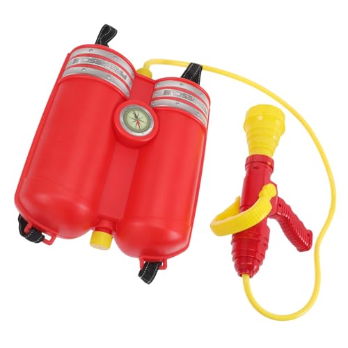 UPKOCH Feuer Wasserpistole Strandspielzeug Outdoor- Für Feuerwehrspielzeug Kinderspielzeug Sommerspielzeug Wasserkampfspielzeug Wasser Rucksack Pp von UPKOCH