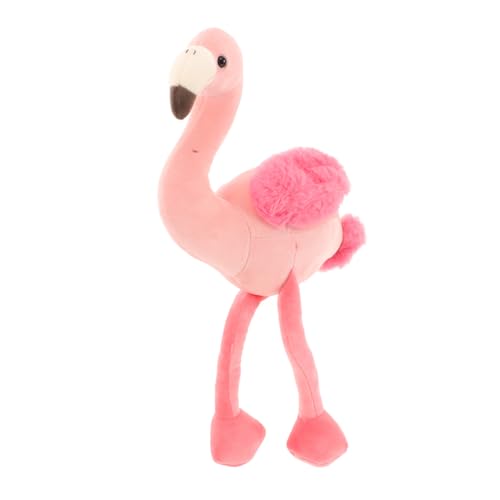 UPKOCH Flamingo-Puppe Weiches Spielzeug Plüschtiere Süße Kuscheltiere Flamingo Stofftier Plüschflamingo Plüsch Stofftier Tierkissen Kuscheltier Plüsch Gefüllte Flamingopuppe Kurzer Plüsch von UPKOCH