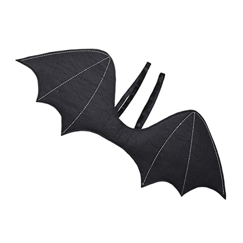 UPKOCH Fledermausflügel Fledermaus Kostüm Für Erwachsene Halloween-Pyjama-Frauen Halloweenkostüm Hundekostüm Für Erwachsene Halloween-haustierflügel Karnevalsflügel Black Eisendraht von UPKOCH