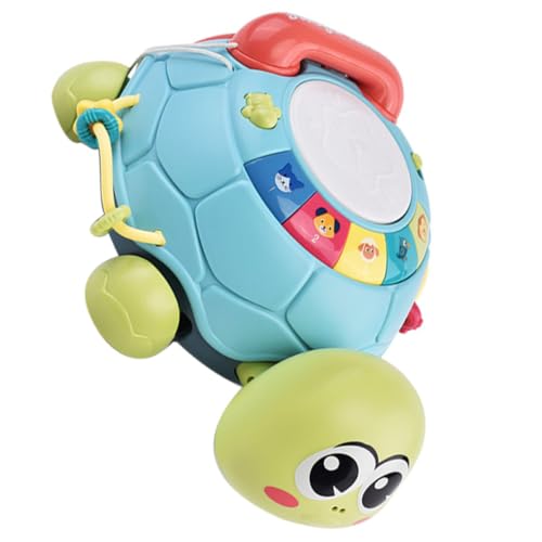 UPKOCH Frühpädagogische Geschichtenmaschine Für Babys Kinderspielzeug Schildkröte Krabbelspielzeug Babyspielzeug Kleinkind Musikplayer Musikplayer Musikspielzeug Für von UPKOCH