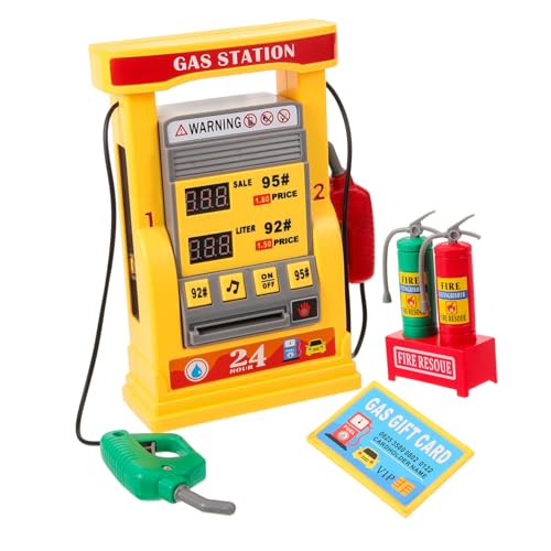 UPKOCH Gasstation mit Interaktivem Kartenleser Sprachansage Doppel Zapfsäulen und Digitalem Display Langlebiges DIY Modell für Realistische und Spielerfahrung UPKOCH Gasstation mit Interaktivem Kartenleser Sprachansage Doppel Zapfsäulen und Digitalem Display Langlebiges DIY Modell für Realistische und Spielerfahrung von UPKOCH