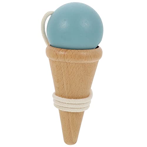 UPKOCH Geschicklichkeitsball Spiele Fähigkeiten Gadgets Zappeln Bevorzugen Kendama Gelegenheitsspiel Kinderaccessoire Kinderversorgung Kinderzubehör Blue Holz von UPKOCH