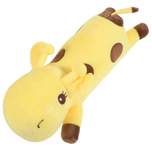 UPKOCH Giraffenpuppe Kuscheltier plüschtier Giraffe Gelbe Giraffe Giraffe Dekoration Kuscheltier Giraffe weiches Kissen Plüsch-Giraffe Tiere Puppe PP Baumwolle Yellow von UPKOCH