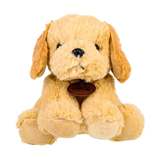 UPKOCH Golden Retriever Welpenpuppe Party wohnungsdeko Plush Dog Plush Animals Toy Stuffed Puppy Toy schöner Plüschwelpe Urlaub PP Baumwolle Light Brown von UPKOCH