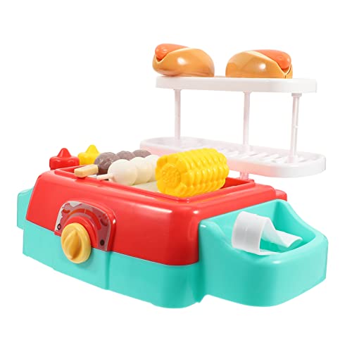 UPKOCH Küchengeräte Kinder Set Grill Spielzeugset Für Simuliertes Grillgerät Aus Ideales Küchenspielzeug Für Rollenspiele Kein Batteriebetrieb Erforderlich Perfekt Für Kreative Spielstunden von UPKOCH