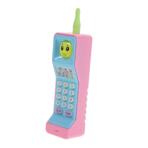 UPKOCH Handyspielzeug Für Handyspielzeug Für Kleinkinder Handy Telefon Alte Telefonstütze Babyphone Smartphone Kindertelefone Rosa Telefon Plastik von UPKOCH