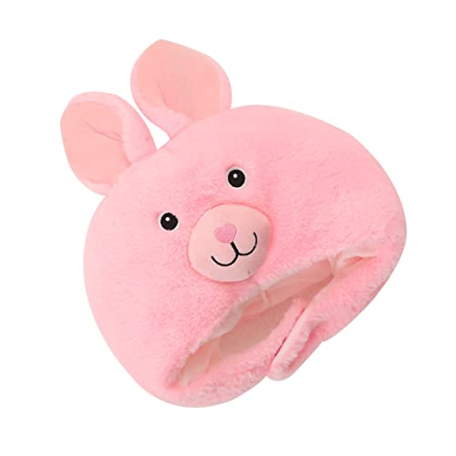 UPKOCH Hasenmütze Hut- Hasen-Stirnband Hasenhut bewegen Party-Kopfschmuck kindermütze kappe ostegeschenke zu ostern Party-Hase-Hut Haarzubehör Plüsch Rosa von UPKOCH