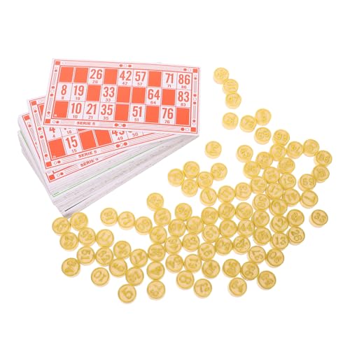 UPKOCH Holz Bingo brettspiel Set mit Nummerierten Spielsteinen und Bingo Karten Langlebig Leicht Wiederverwendbar für Familien Partys und Gesellschaftsspiele Tragbar für Spielabende UPKOCH Holz Bingo brettspiel Set mit Nummerierten Spielsteinen und Bingo Karten Langlebig Leicht Wiederverwendbar für Familien Partys und Gesellschaftsspiele Tragbar für Spielabende von UPKOCH