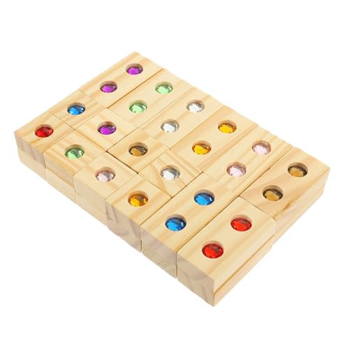 UPKOCH Holz Edelstein Bausteine Bunt Montessori Lernspielzeug für Feinmotorik Kreatives Bauen der Vorstellungskraft und Hand Augen koordination UPKOCH Holz Edelstein Bausteine Bunt Montessori Lernspielzeug für Feinmotorik Kreatives Bauen der Vorstellungskraft und Hand Augen koordination von UPKOCH