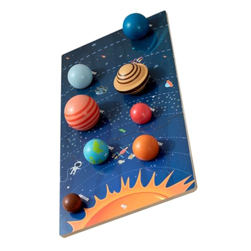 UPKOCH Holz Puzzle Sonnensystem Lernspielzeug Montessori Planeten Motorikspielzeug Ab Jahre mit Buntem Design für Frühe Kognitive Entwicklung und Kreative Handkoordination UPKOCH Holz Puzzle Sonnensystem Lernspielzeug Montessori Planeten Motorikspielzeug Ab Jahre mit Buntem Design für Frühe Kognitive Entwicklung und Kreative Handkoordination von UPKOCH